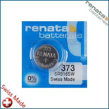 瑞士Renata原装进口 手表电池373氧化银纽扣电池