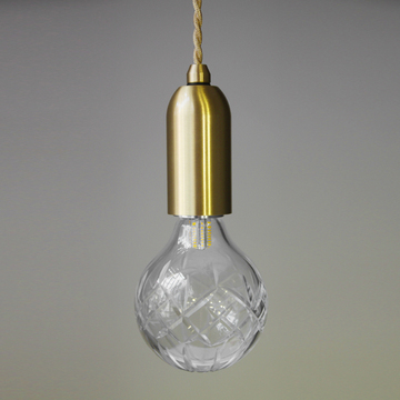 Crystal Lamp北欧个性简约艺术黄铜水晶节能餐厅吧台精品装饰吊灯